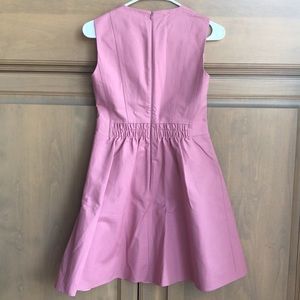 New Red Valentino Barbiecore sleeveless structured fit + flare skater minidress